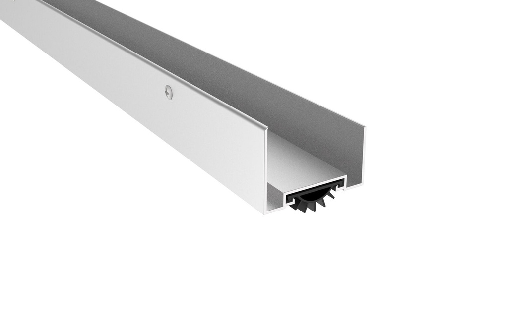 Pemko 222APK Door Bottom Shoe – Mill Aluminum, PemkoPrene Positive Pressure Seal