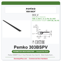 Pemko 303BSPV Eco-V Vinyl Perimeter Door Seal Kit – Black Suede Aluminum, 3'0 x 7'0