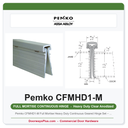 Pemko CFMHD1-M Full Mortise PemKonnect Continuous Geared Hinge Set (83"+12") Heavy Duty Clear Anodized