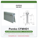 Pemko CFMHD1 Full Mortise Continuous Geared Hinge 79" Heavy Duty Clear Anodized