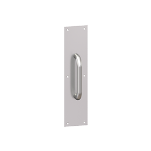 Hager 33E Pull Plate | 4" x 16" | US19 & US32D