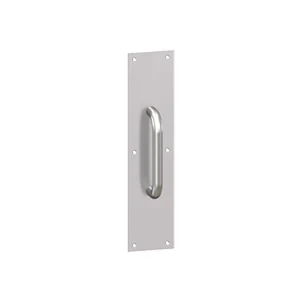 Hager 33G Pull Plate | 4" x 16" | 8" CTC | Satin Stainless US32D/630