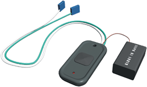 Hager 82TX RF Transmitter for Wired Actuator Switches – Low Energy Operator Accessory