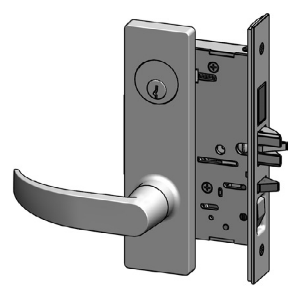 PDQ MR178 BFEF Mortise Lockset – Privacy w/ Deadbolt, Grade 1, US26D
