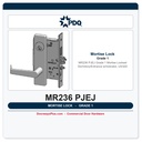 PDQ MR236 PJEJ Grade 1 Mortise Lockset – Dormitory/Entrance w/Indicator, US32D