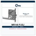 PDQ MR148 PJSJ Mortise Lockset | Classroom Function, Grade 1, US32D Satin Stainless