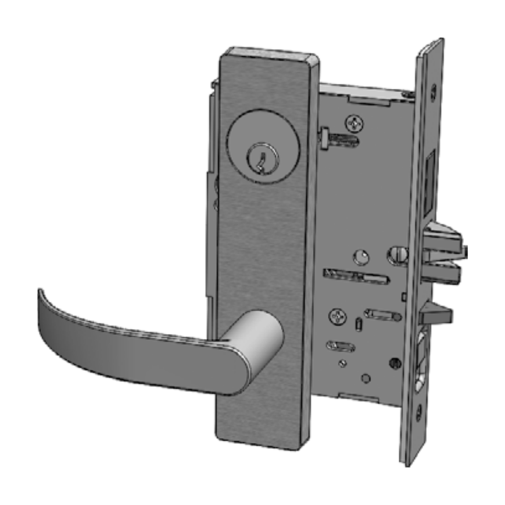 PDQ MR139 BJEJ Grade 1 Mortise Lockset – Storeroom/Closet, US32D Satin Stainless