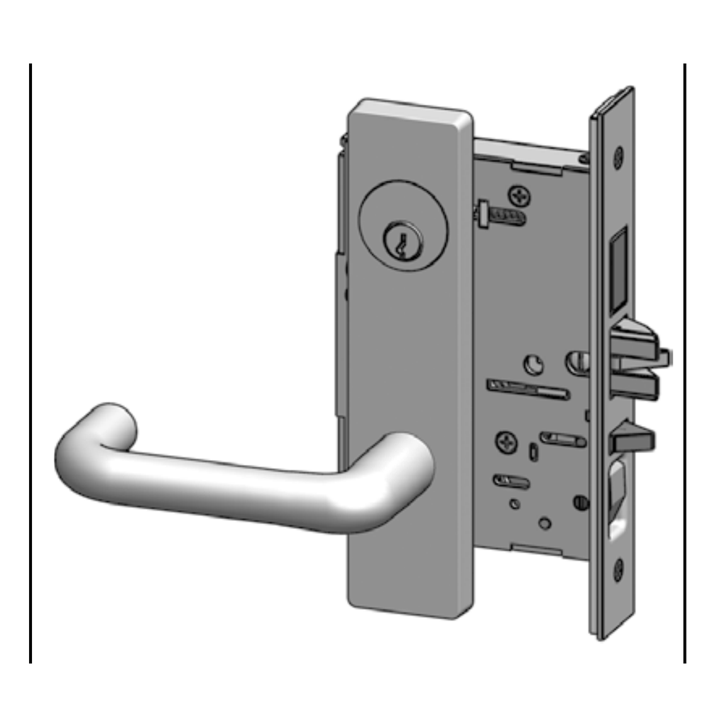 PDQ MR139 DJEJ Grade 1 Mortise Lockset – Storeroom/Closet, US32D Satin Stainless