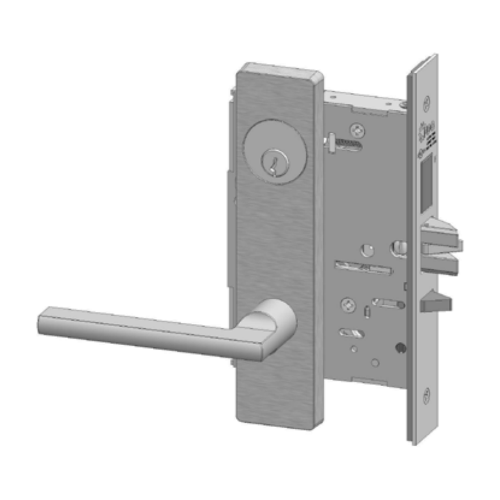 PDQ MR128 OJEJ Grade 1 Institution Deadbolt Mortise Lockset – US32D Satin Stainless