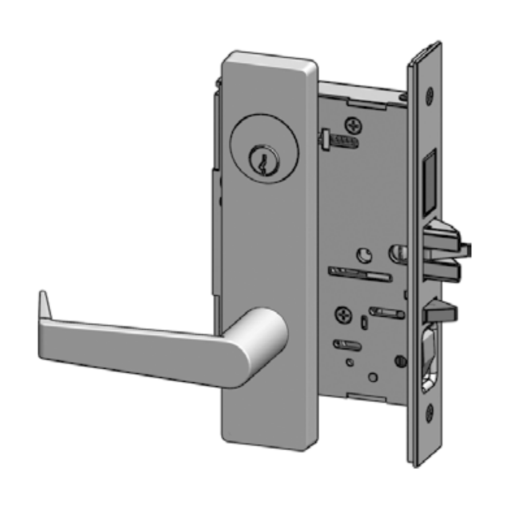 PDQ MR157 PJEJ Grade 1 Intruder Deadbolt Mortise Lockset, ANSI F34, US32D Satin Stainless