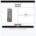 Rockwood DHF5S Door Hinge Filler Plate, Square, 5" x 1-3/4", Steel