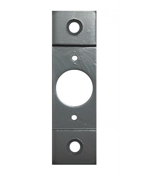 Don-Jo CV-2414 Integralock to Cylindrical Lock Conversion Plate – 4-1/4" Silver