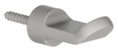 Hager 957P Coat Hook – US26D Satin Chrome (BHMA 626) Commercial