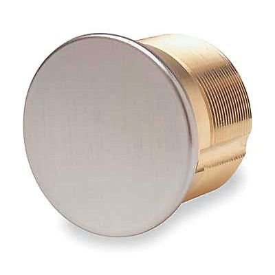 Ilco 7160DC Dummy Mortise Cylinder – 1" Solid Brass, Non-Functional