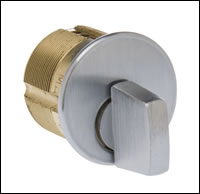 Ilco 7161TK2 Thumbturn Mortise Cylinder – 1" | Adams Rite Cam | Solid Brass