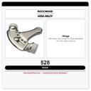 Rockwood 528 Heavy Duty Hinge Pin Stop | Adjustable 70°–100° | ANSI A156.16