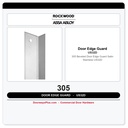 Rockwood 305 Beveled Door Edge Guard – Satin Stainless US32D