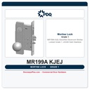 PDQ MR199A KJEJ Electrified Storeroom Mortise Lockset – Grade 1, US32D Satin Stainless