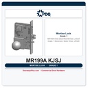 PDQ MR199A KJSJ Electrified Mortise Lockset – Grade 1 Storeroom, Motor Drive, US32D