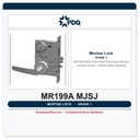 PDQ MR199A MJSJ Electrified Storeroom Mortise Lockset | Grade 1 | US32D Satin Stainless