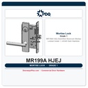 PDQ MR199A HJEJ Electrified Storeroom Mortise Lockset – Grade 1, US32D Satin Stainless