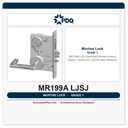 PDQ MR199A LJSJ Electrified Mortise Lockset – Grade 1 Storeroom, US32D Satin Stainless