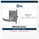 PDQ MR200 BJSJ Grade 1 Electrified Institutional Mortise Lockset – US32D Satin Stainless