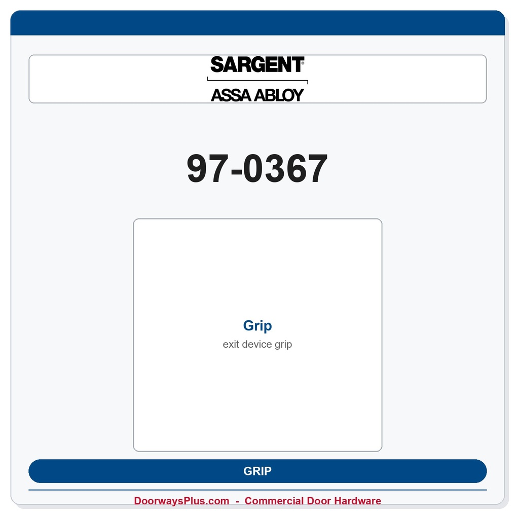 Sargent 97-0367 Grip