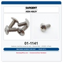 Sargent 01-1141 Machine Screw for Exit Device Rail – US32D, 4-Pack
