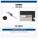 Sargent 10-3631 Standard LFIC Tailpiece for 10X Line Cylindrical Locks