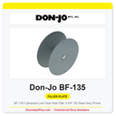 Don-Jo BF-135 Cylindrical Lock Face Hole Filler | 3-3/4" OD Steel Grey Primer