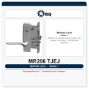 PDQ MR206 TJEJ Mortise Double Dummy with Chassis Trim – Grade 1, US32D Satin Stainless