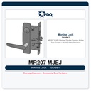 PDQ MR207 MJEJ Mortise Double Dummy Active Trim Grade 1 US32D Satin Stainless