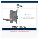 PDQ MR211 MJEJ Mortise Single Dummy Trim, Grade 1, US32D Satin Stainless