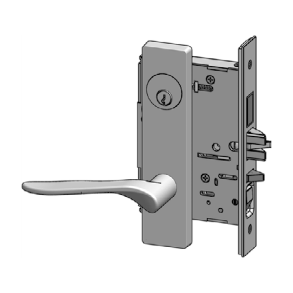 PDQ MR215 TJEJ Grade 1 Mortise Deadbolt Single Cylinder with Dummy Trim, US32D Satin Stainless