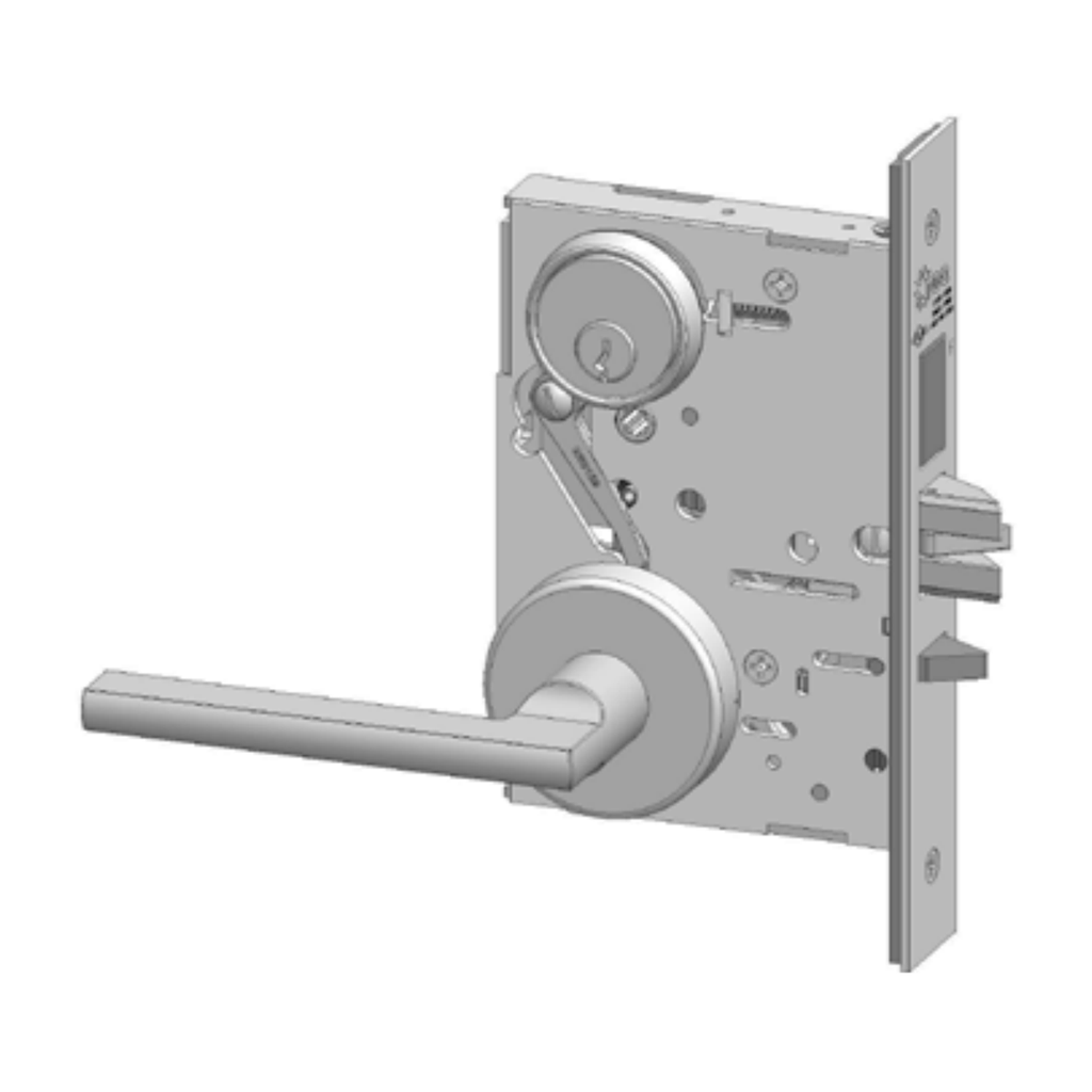 PDQ MR215 OJSJ Grade 1 Mortise Deadbolt Single Cylinder with Dummy Trim US32D Satin Stainless