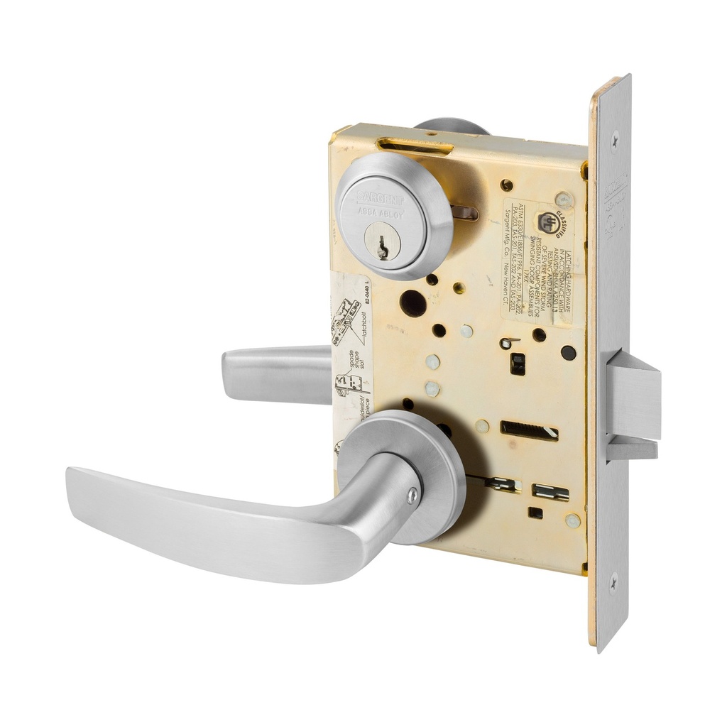 Sargent 8204 LNB Trim Storeroom or Closet Mortise Lockset | LA Keyway, Grade 1 Commercial