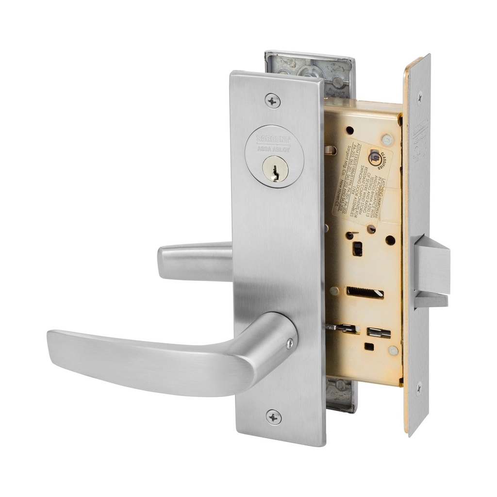 Sargent 8204 LE1B Trim Storeroom or Closet Mortise Lockset | LA Keyway, Grade 1 Commercial
