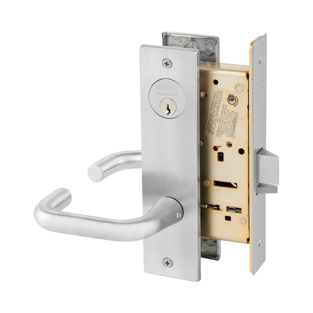 Sargent 8204 LE1J Trim Storeroom or Closet Mortise Lockset | LA Keyway, Grade 1 Commercial