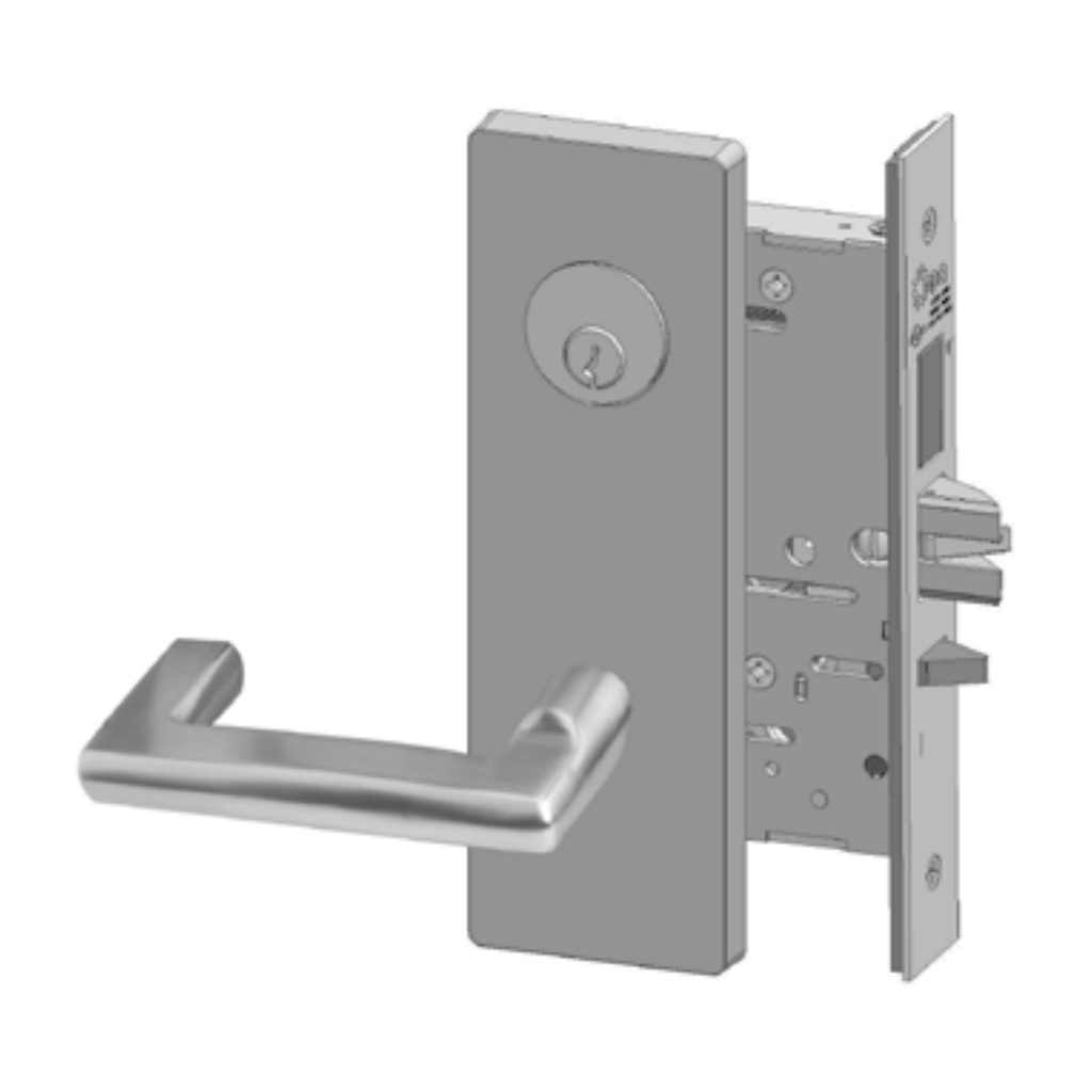 PDQ MR157 LJEW Wide Escutcheon Grade 1 Intruder Deadbolt Mortise Lockset – US32D Satin Stainless
