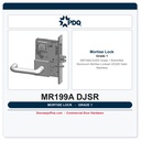 PDQ MR199A DJSR Grade 1 Electrified Storeroom Mortise Lockset – US32D Satin Stainless