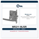 PDQ MR211 MJSR Square Rose Mortise Single Dummy Trim – Grade 1, US32D Satin Stainless