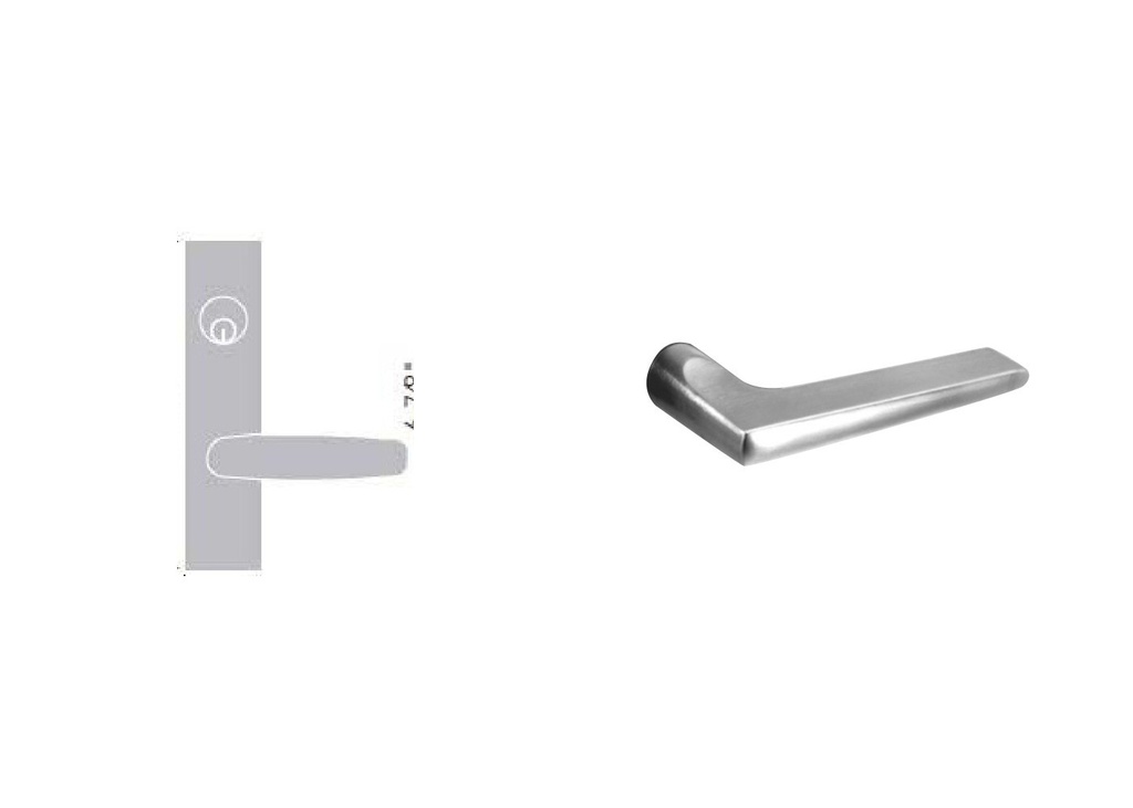 Sargent 8237 LE1F Trim Classroom Mortise Lockset | LA Keyway, Grade 1 Commercial