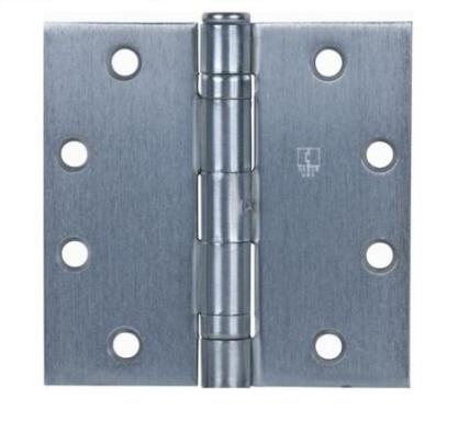 Hager BB1191 4-1/2" x 4-1/2" Full Mortise Ball Bearing Hinge – Non-Ferrous, 5 Knuckle