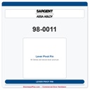 Sargent 98-0011 Lever Pivot Pin | 80 & 90 Series Exit Devices