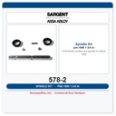 Sargent 578-2 Mortise Lock Spindle Kit | 8100 Series Pre-1990