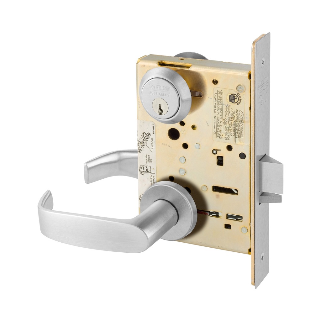Sargent 8236 LNL Trim Closet Mortise Lockset | LA Keyway, Grade 1 Commercial