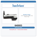 Hadrian 640003 / 640013 Upper Door Casting | Toilet Partition Hinge