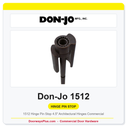 Don-Jo 1512 Hinge Pin Stop | 4.5" Architectural Hinges | Commercial
