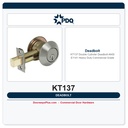 PDQ KT137 Double Cylinder Deadbolt – ANSI E1141 Heavy Duty Commercial Grade